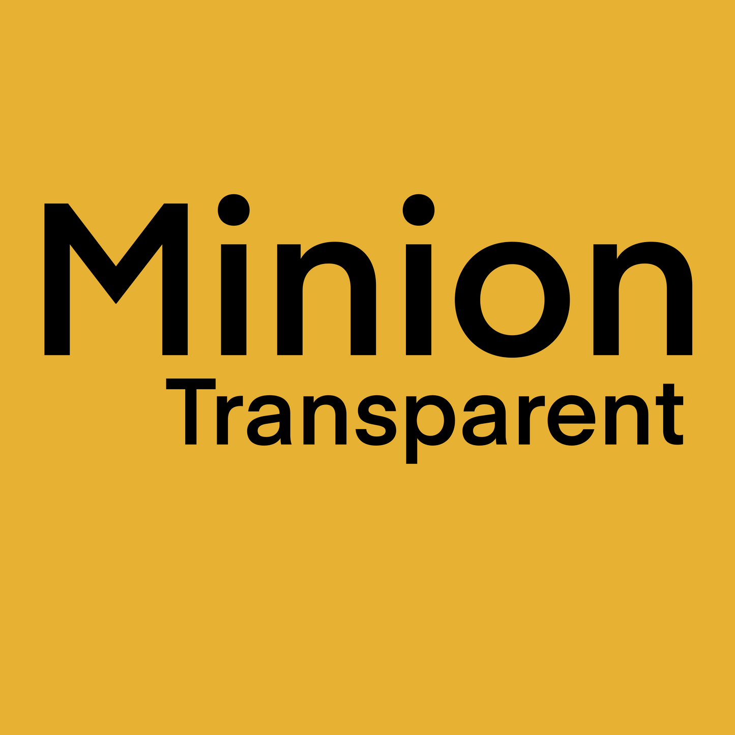 Minion transparent