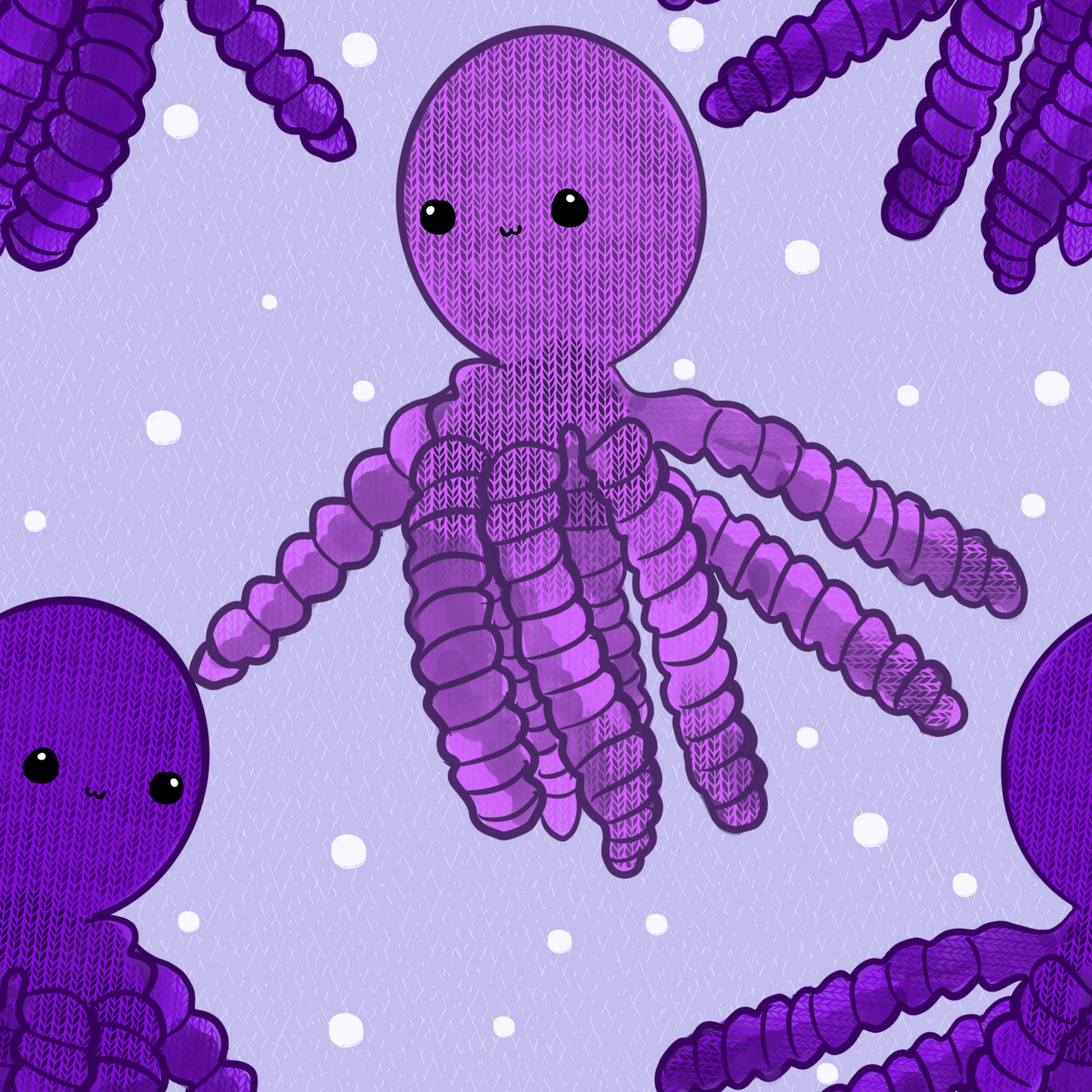 Premature Babies Octopus - Purple