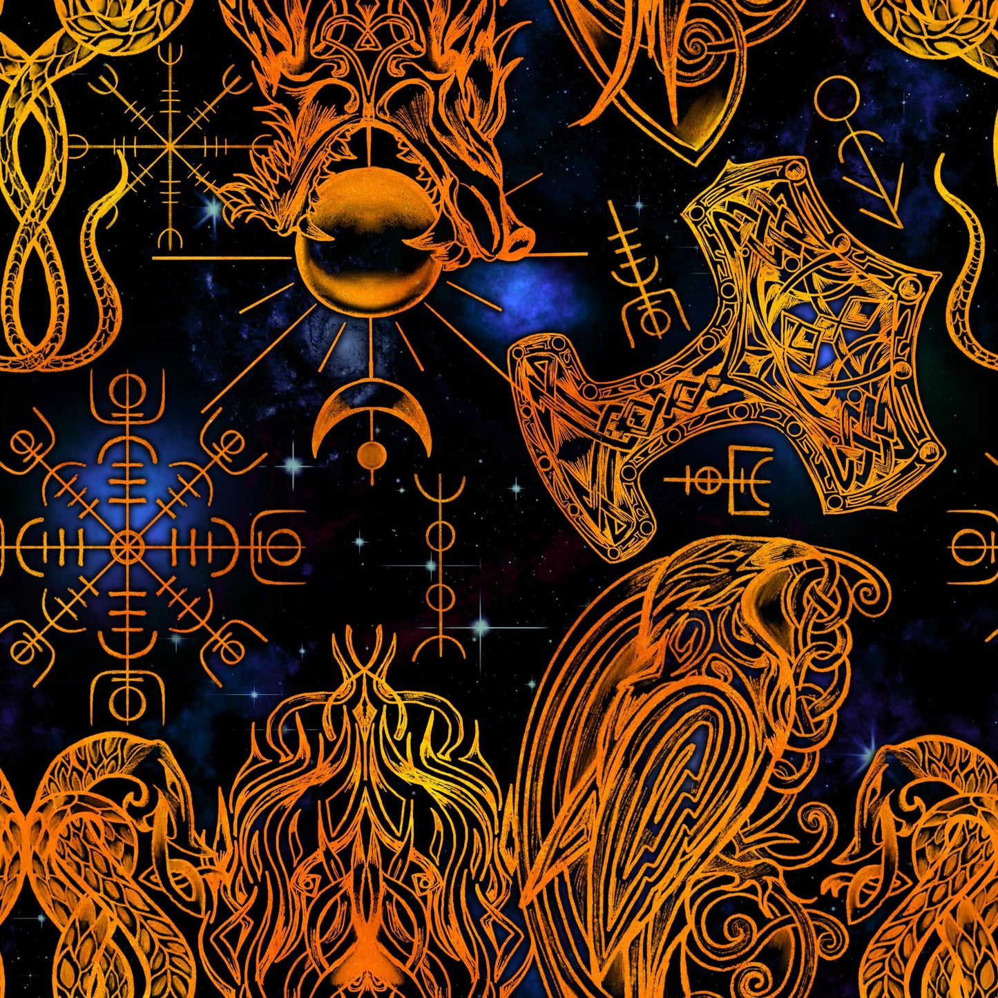 Viking Gold and blue