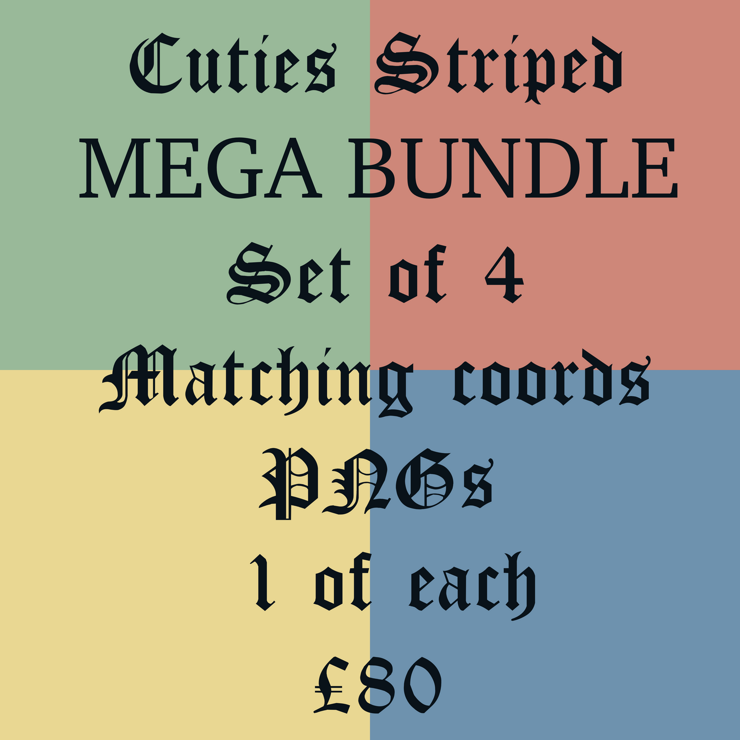 Cuties Striped MEGA BUNDLE