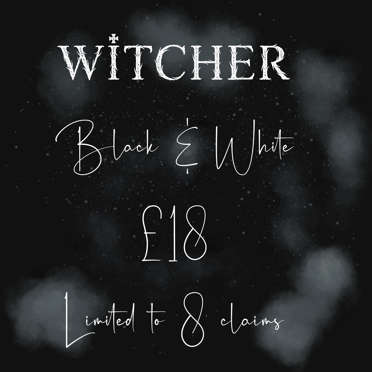 Witcher black and white