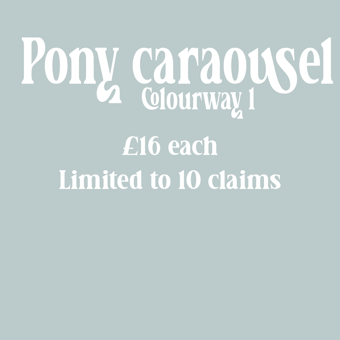 Pony carousel Colourway 1