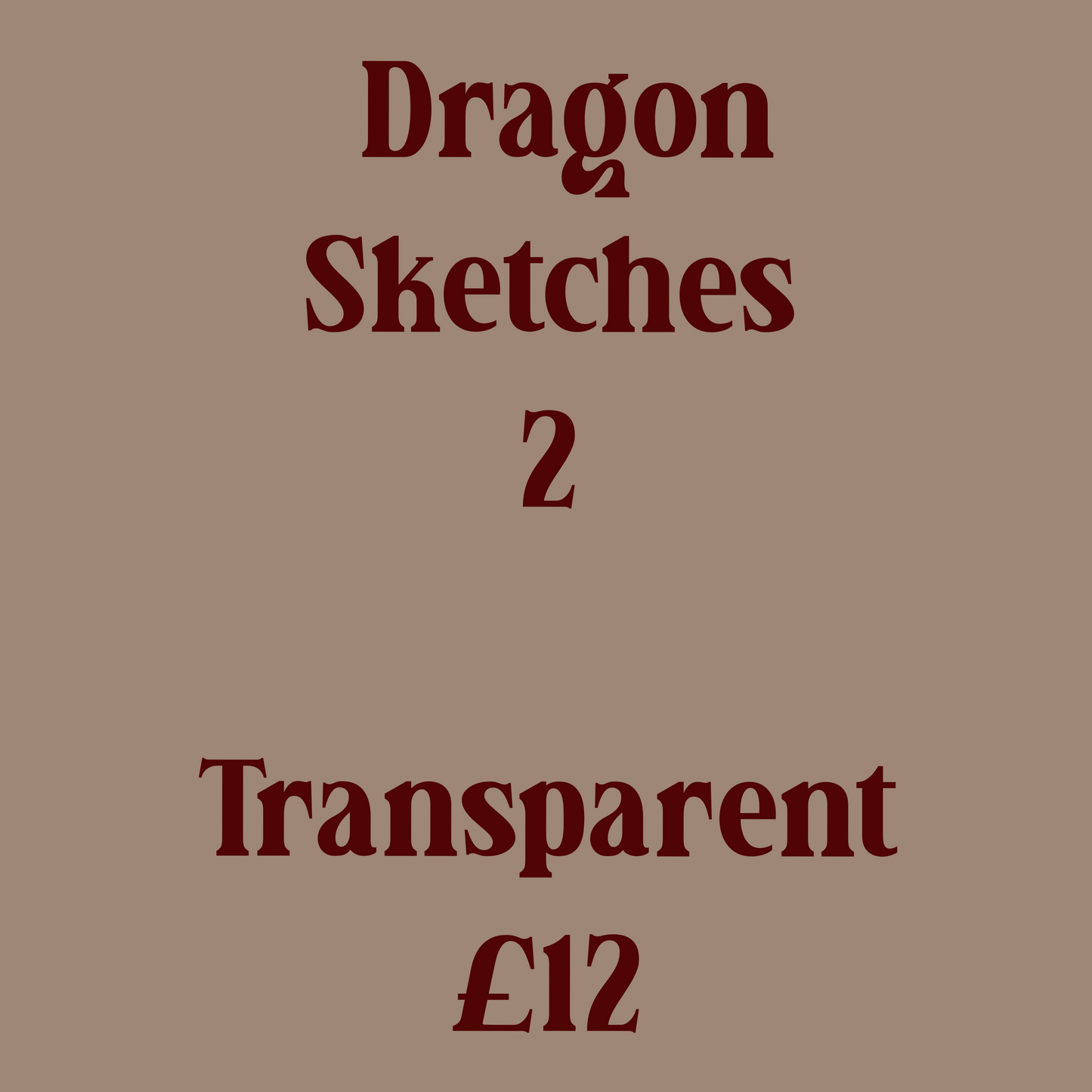 Dragon Sketches Transparent 2