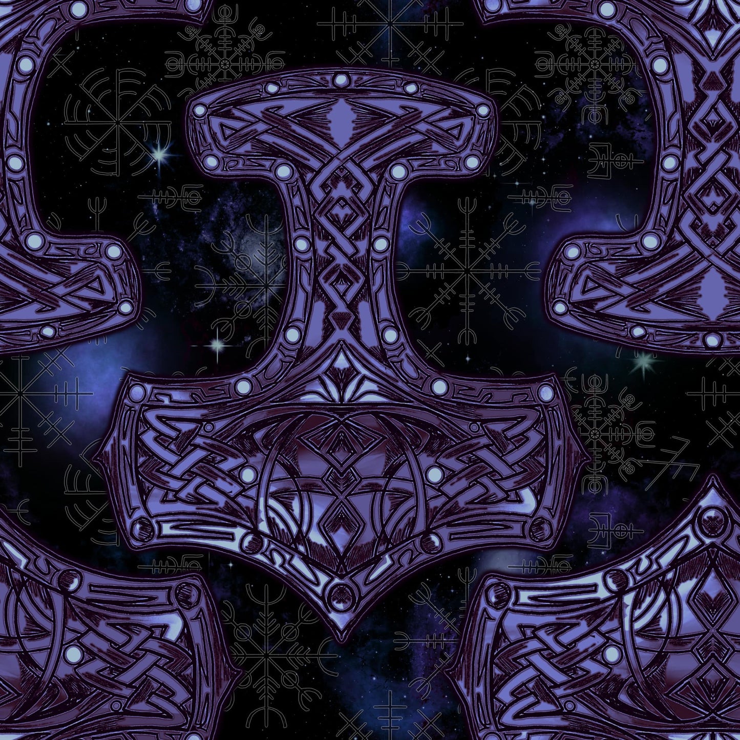 Viking hammer purple