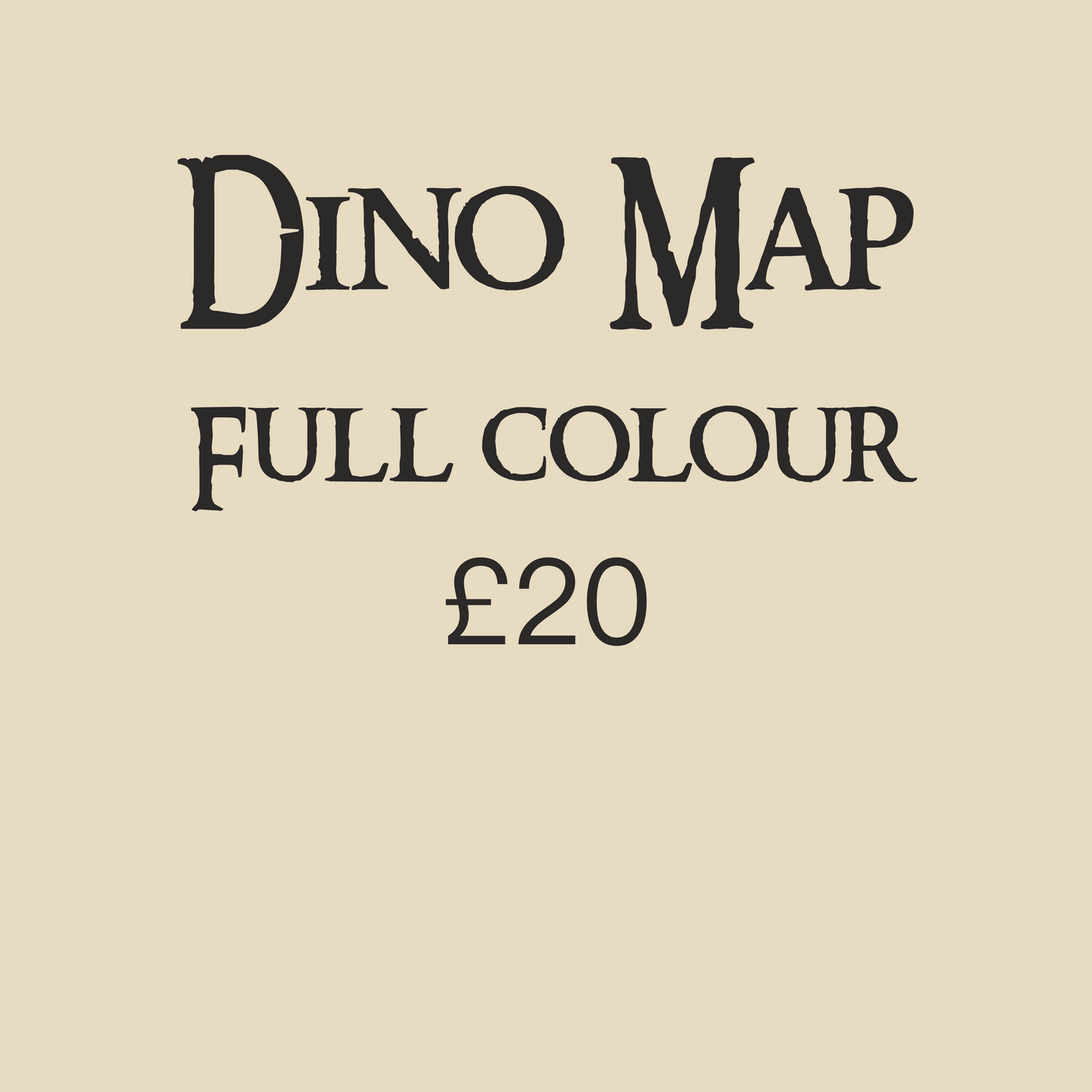 Full colour Dino Map