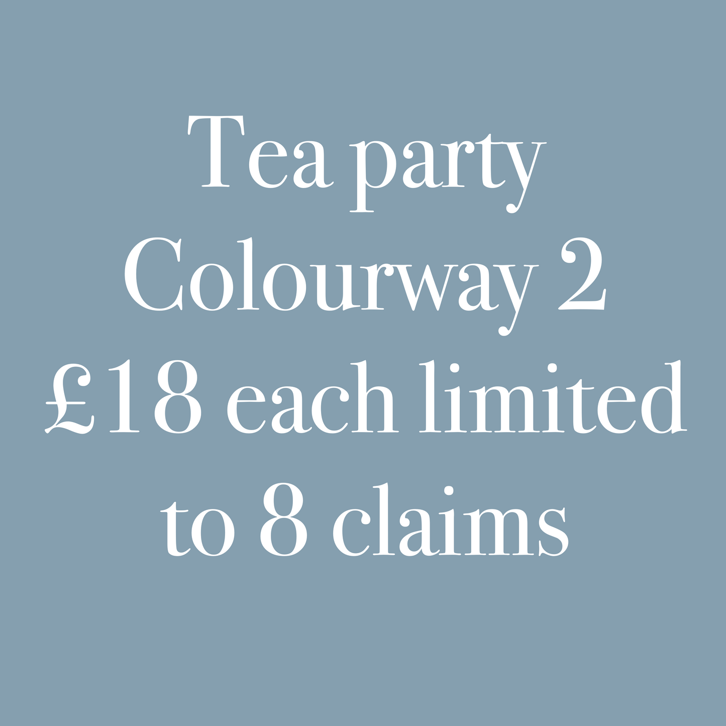 Tea Party Colourway 2