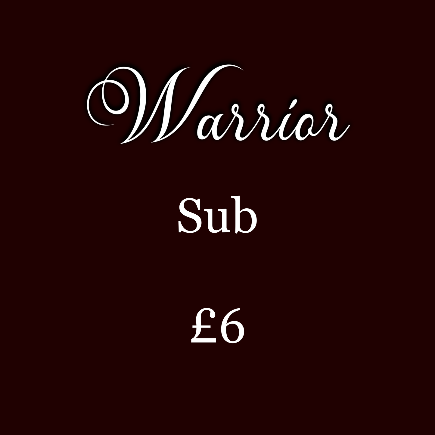 Warrior sub