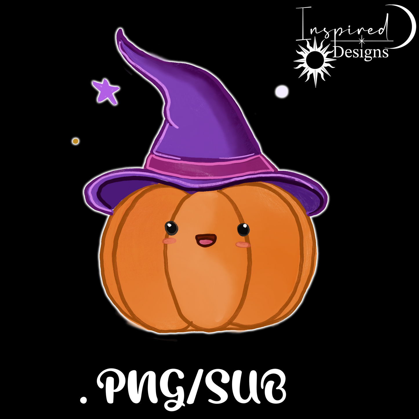 Witchy Pumpkin PNG