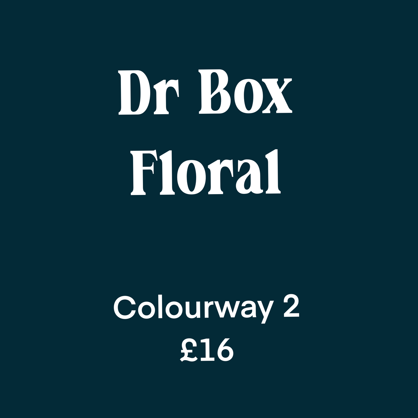 Dr Box floral 2