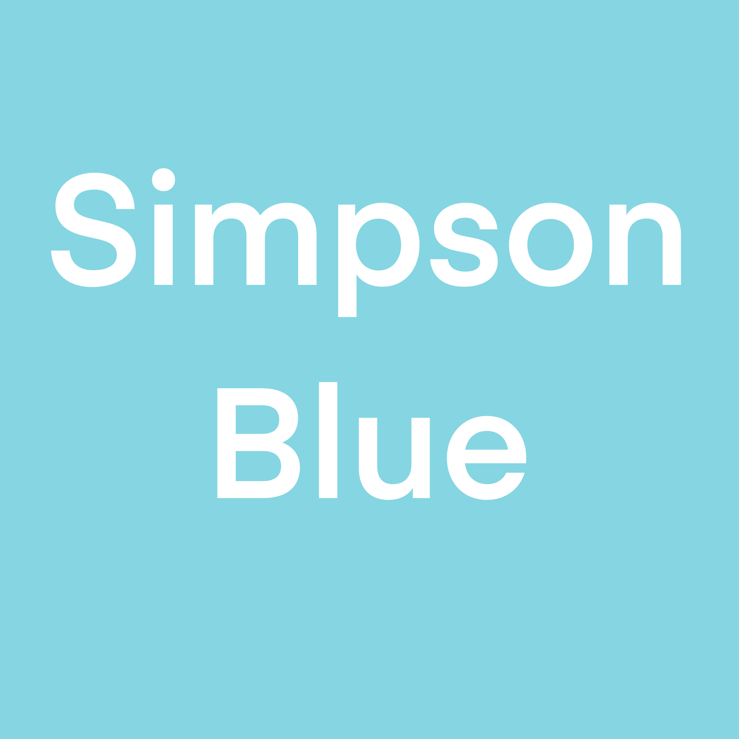 VIP- Simpson blue