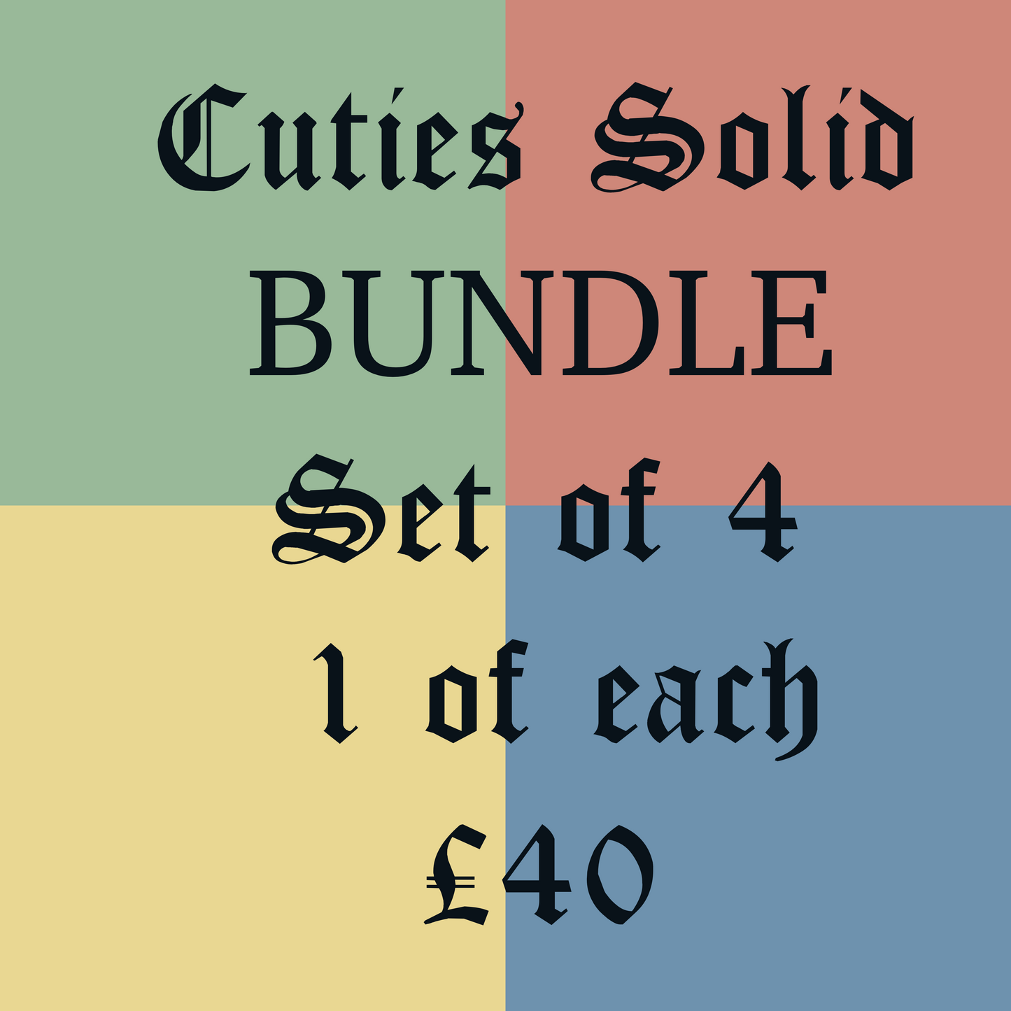 Cuties Solid BUNDLE