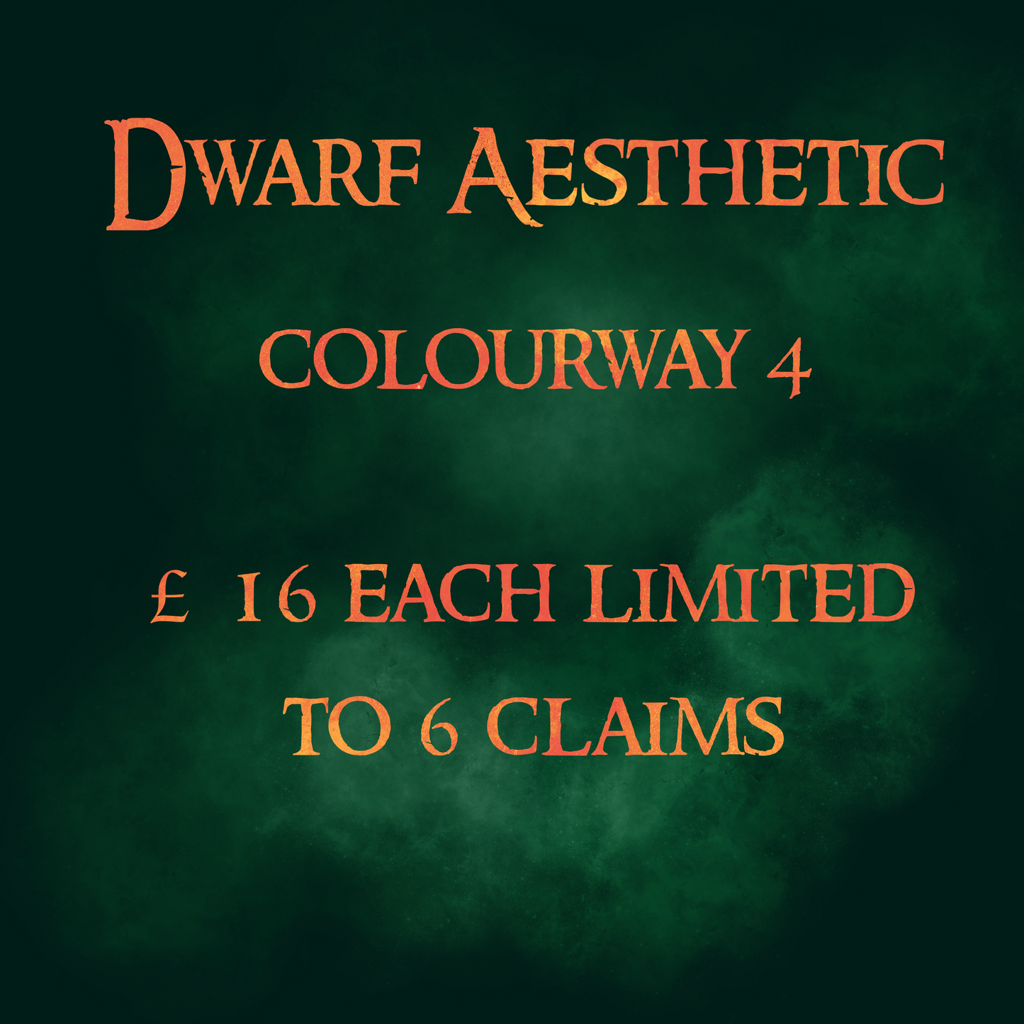 Dwarf aesthetic colourway 4