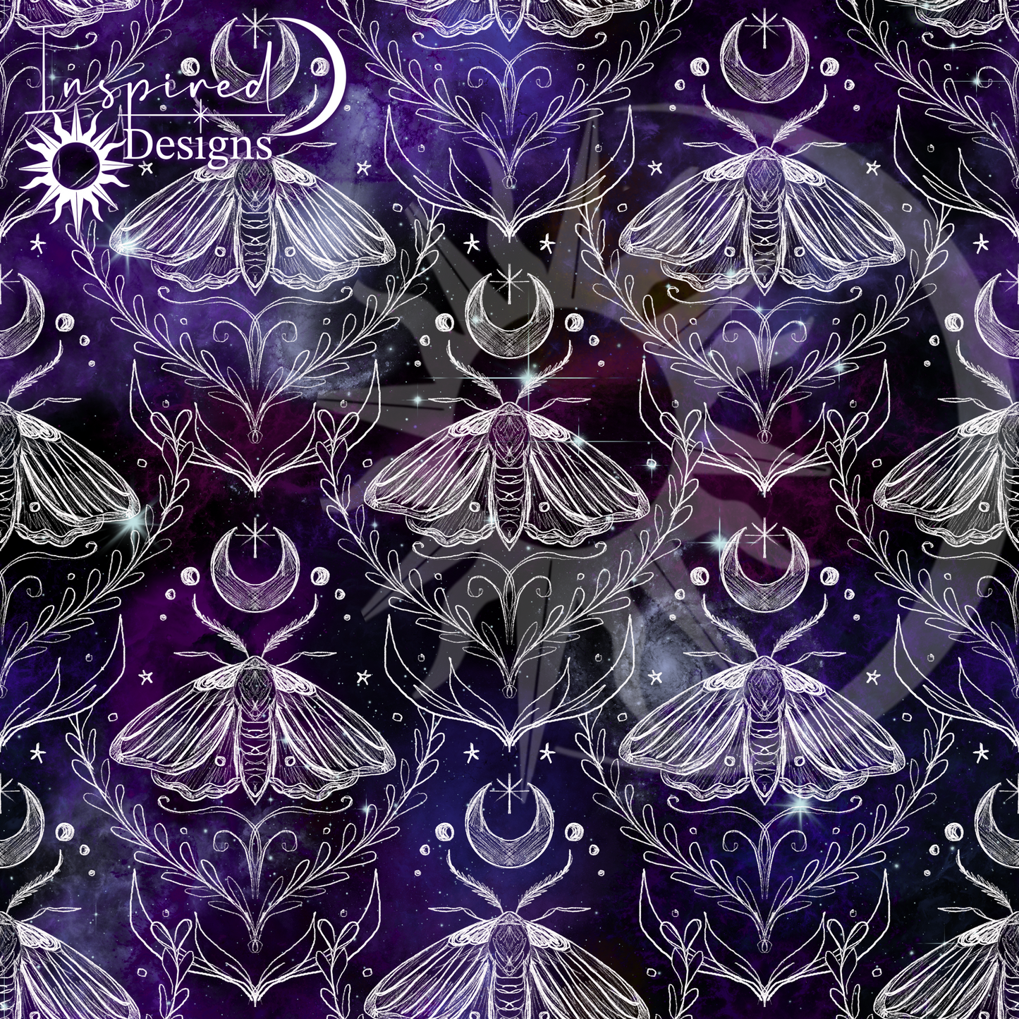 Moth Lace - Purple Galaxy