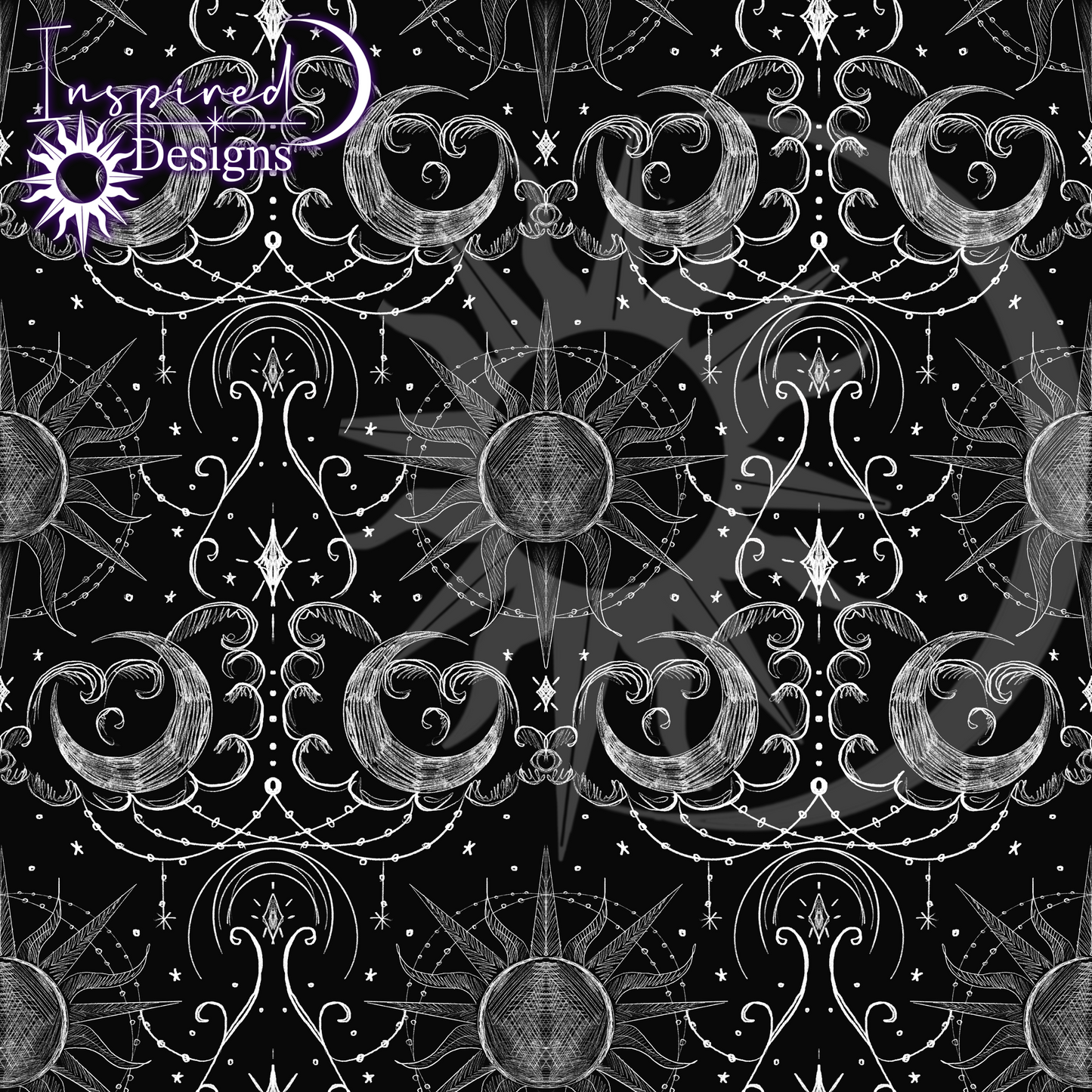 Celestial Lace - B&W