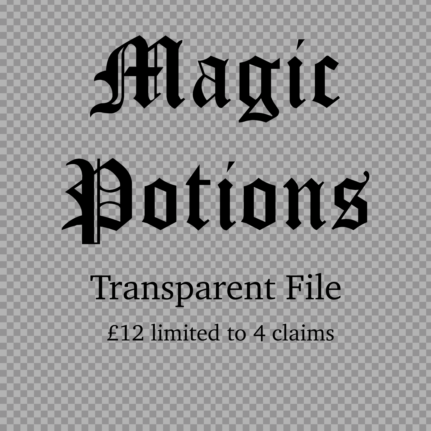 Magic Potions - Transparent File