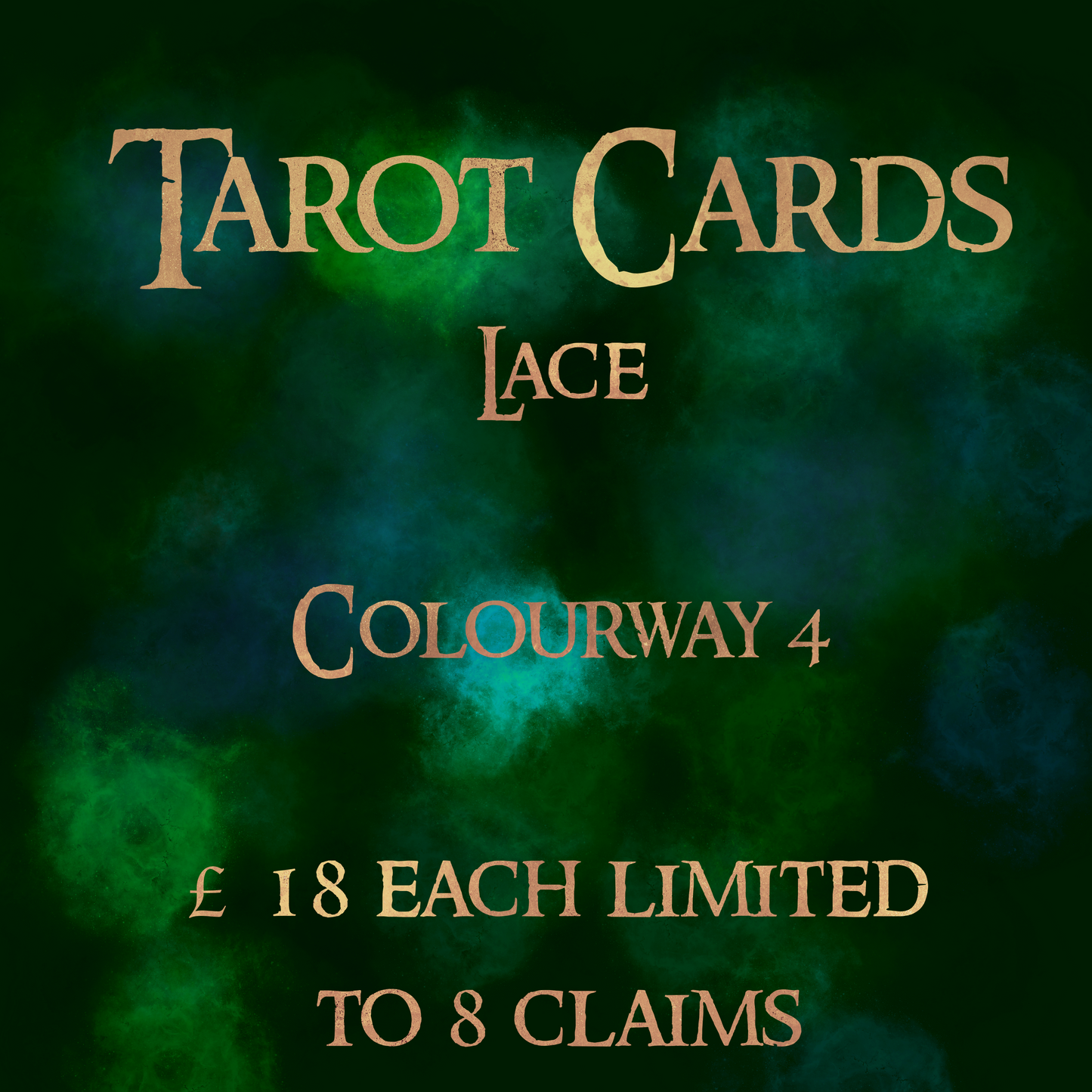 Tarot Cards Lace Colourway 4