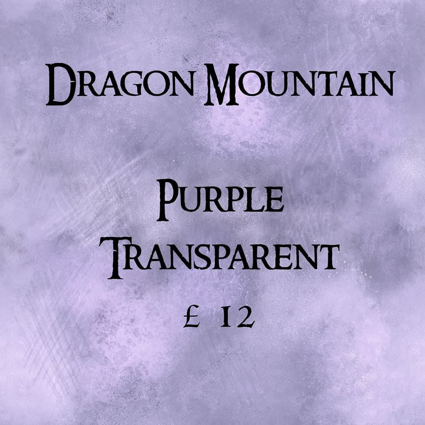 Dragon Mountain Purple Transparent