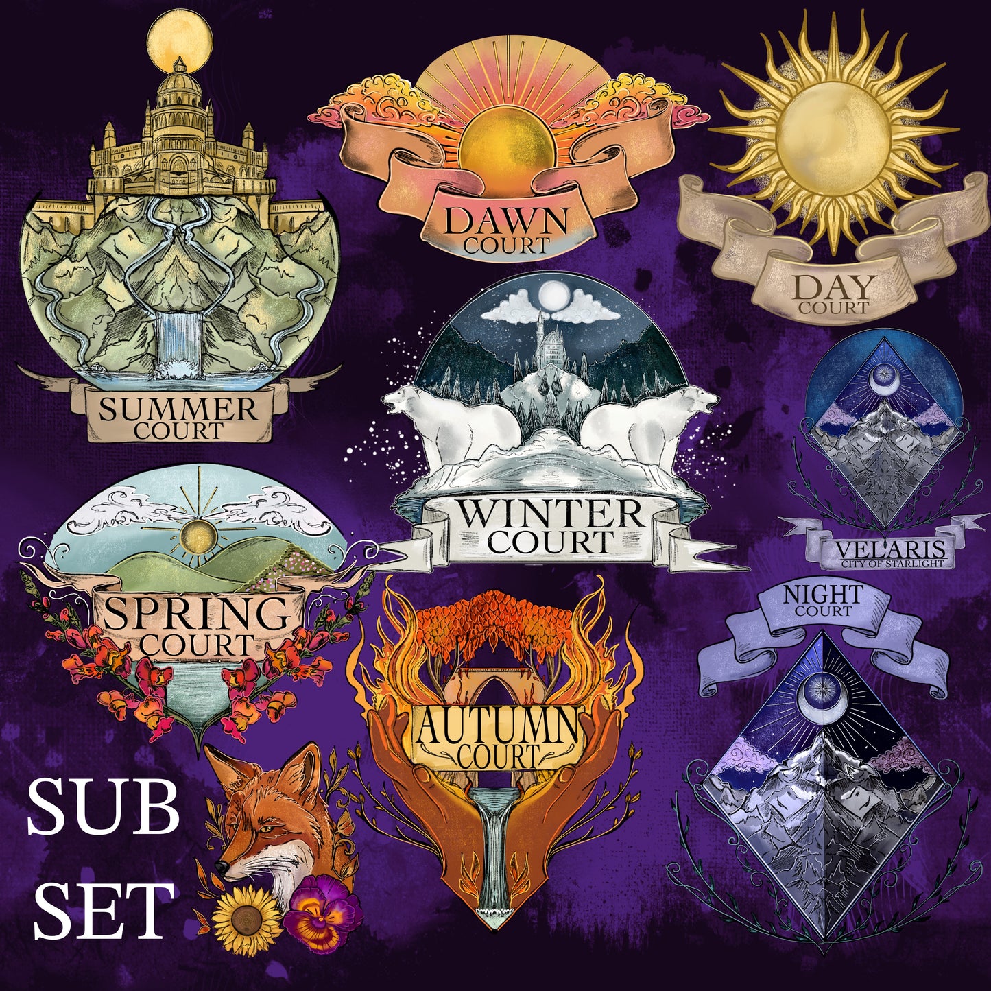 Thorns & Roses - Courts & Maps