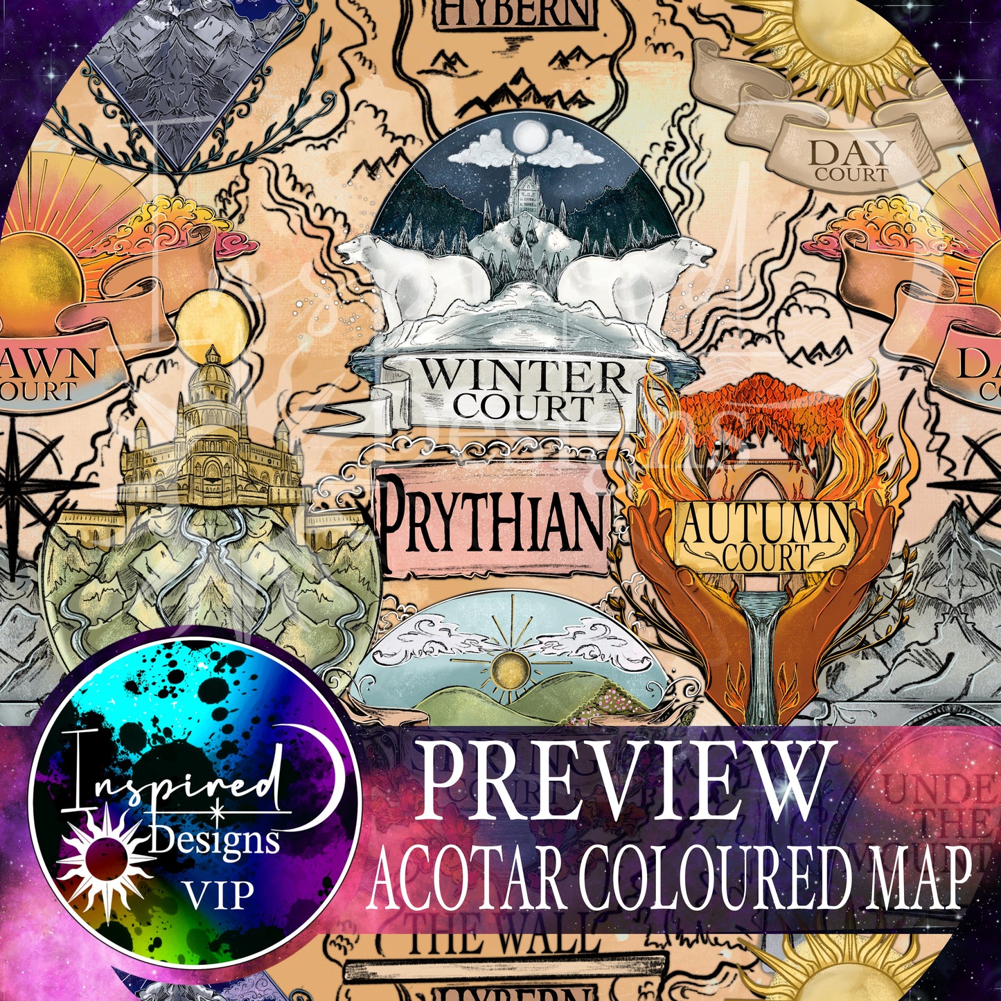 Thorns & Roses - Courts & Maps