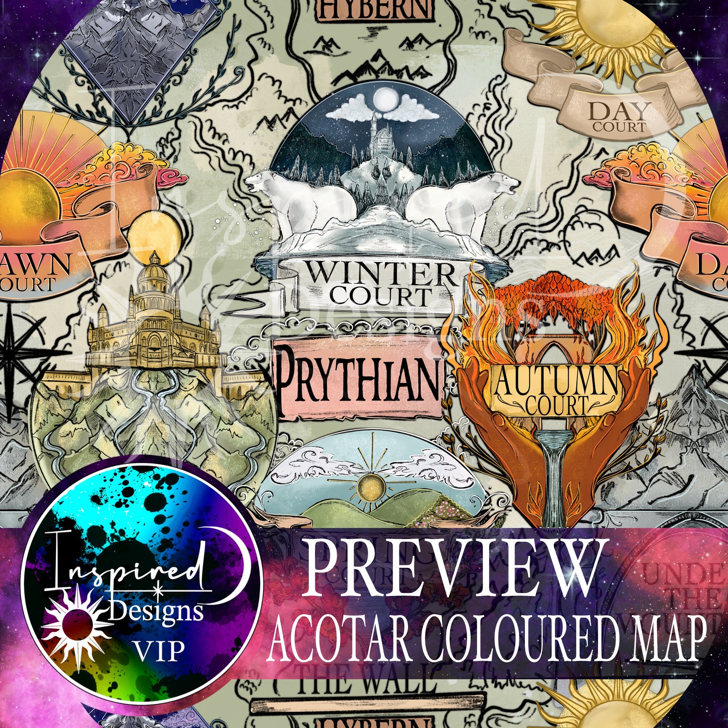 Thorns & Roses - Courts & Maps