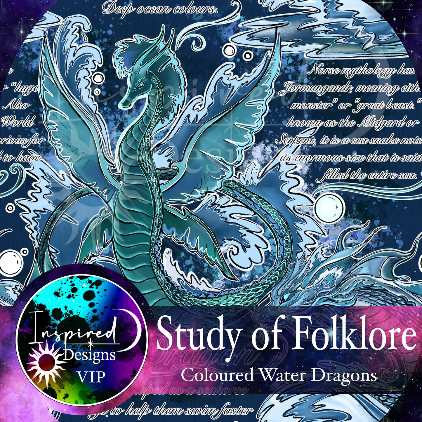 Whimsy Pixie X Inspired Designs - Water Dragon