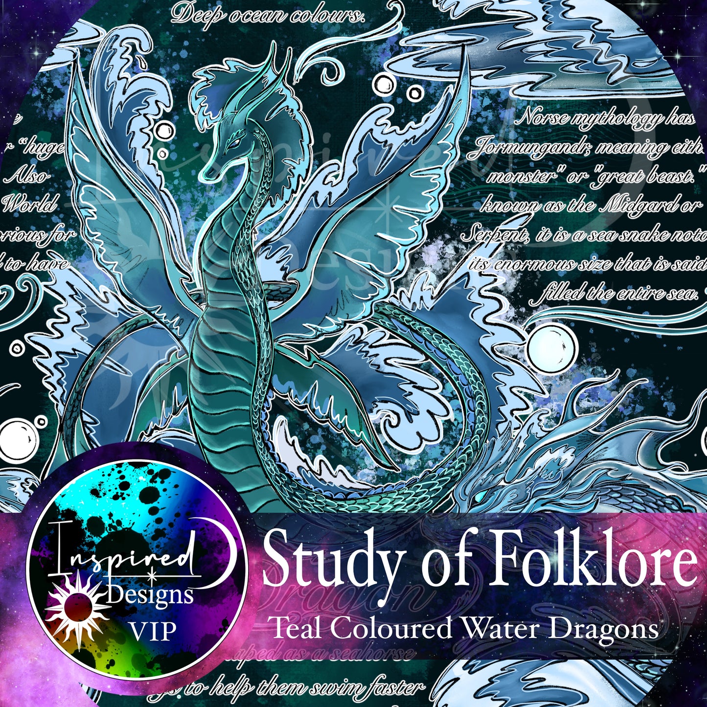 Whimsy Pixie X Inspired Designs - Water Dragon