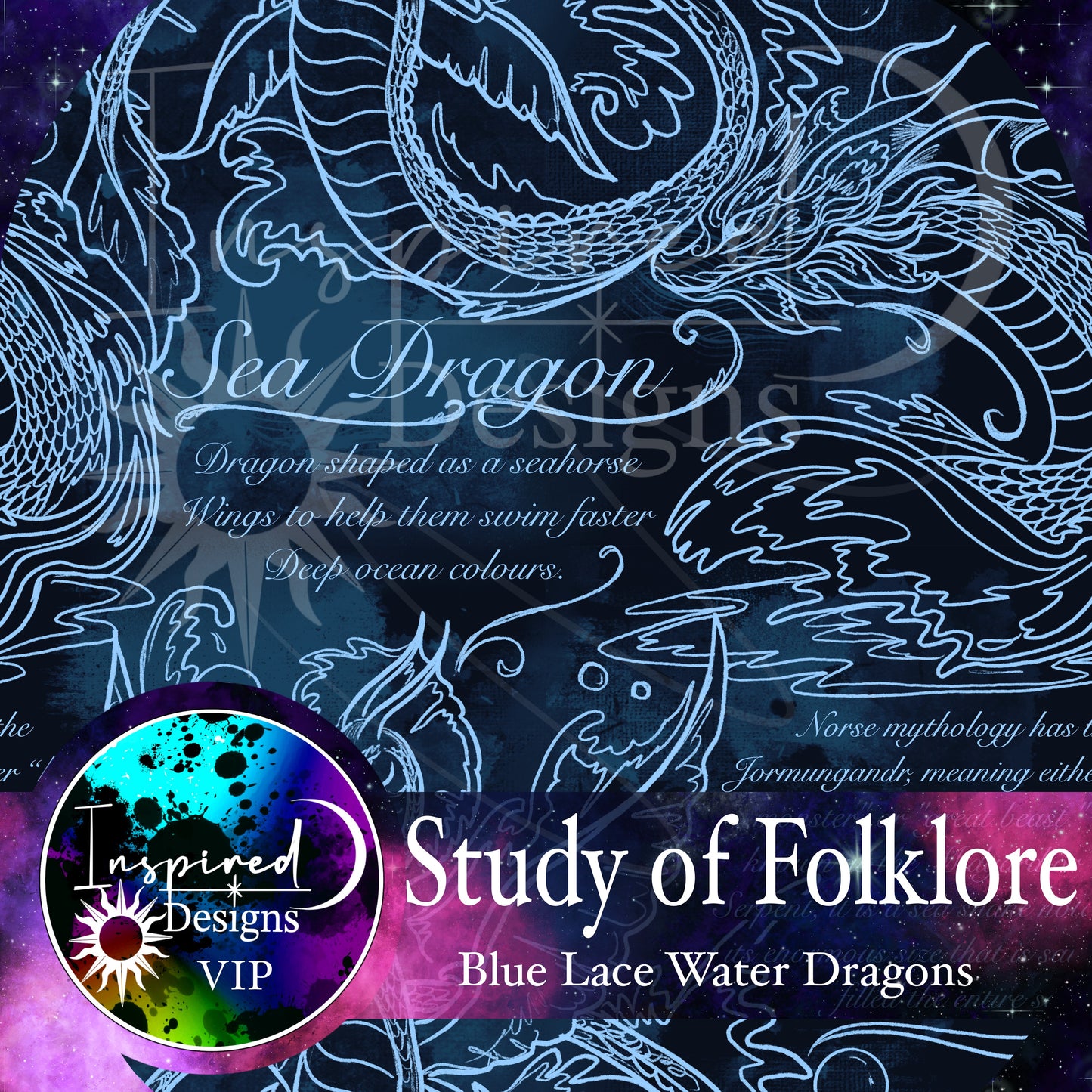 Whimsy Pixie X Inspired Designs - Water Dragon