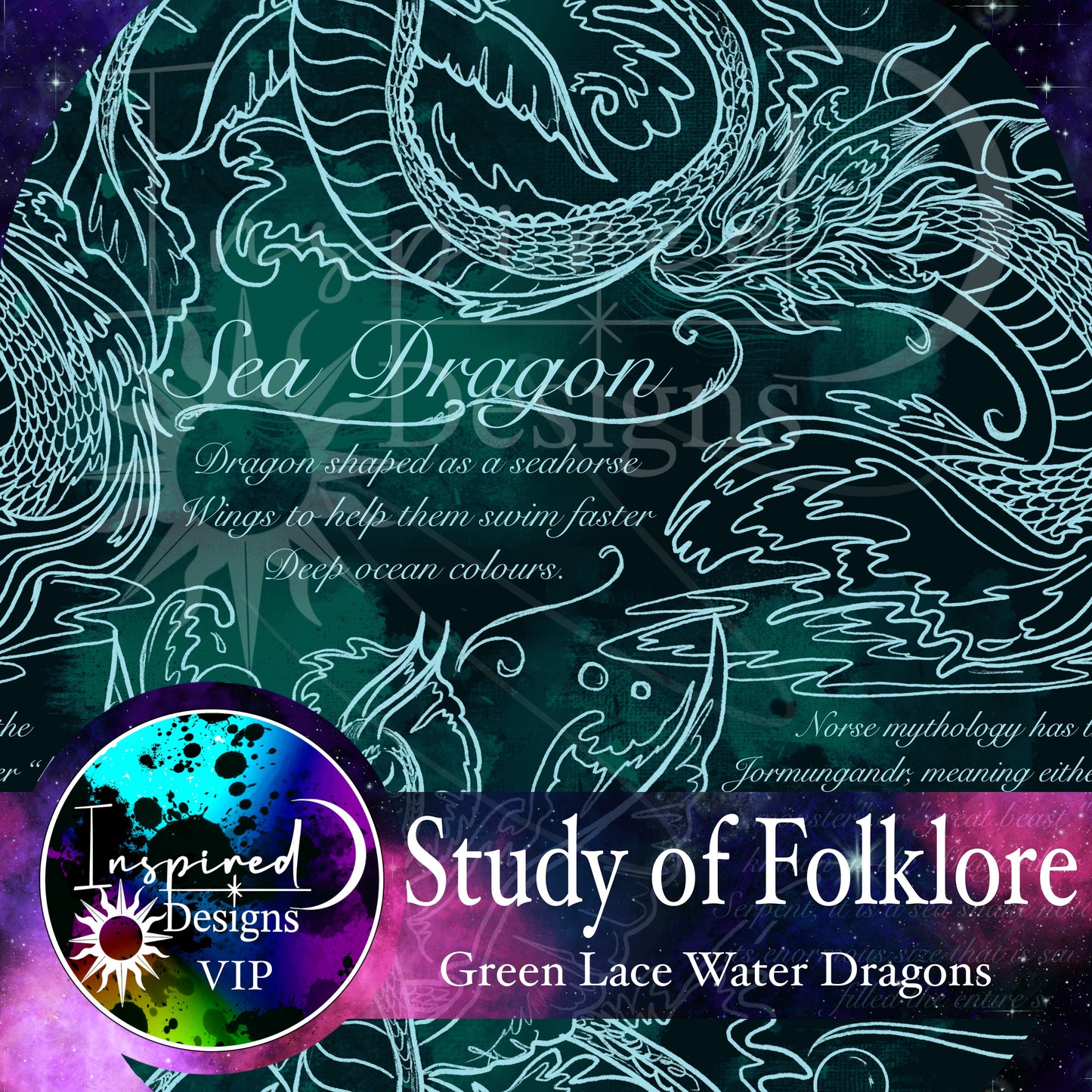 Whimsy Pixie X Inspired Designs - Water Dragon