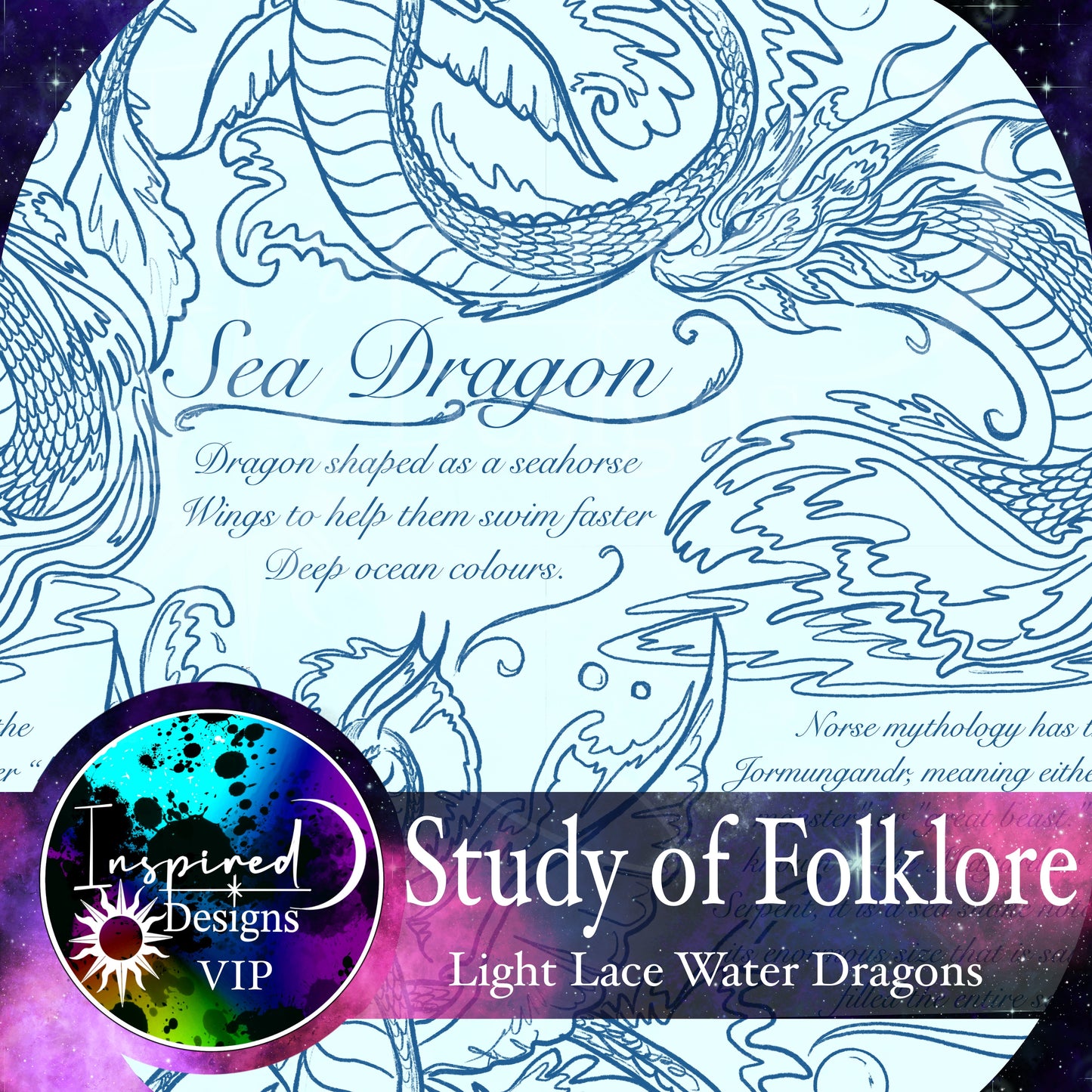 Whimsy Pixie X Inspired Designs - Water Dragon