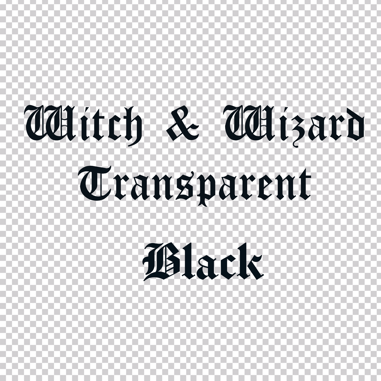 Witch and Wizard Transparent
