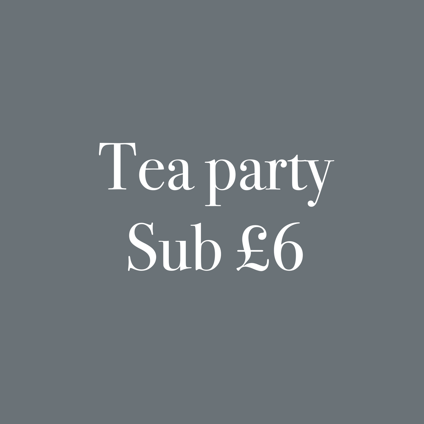 Tea Party Sub