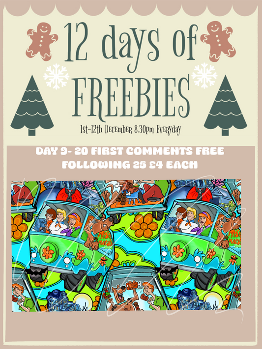 10/12 DAYS OF FREEBIES- SCOOBY