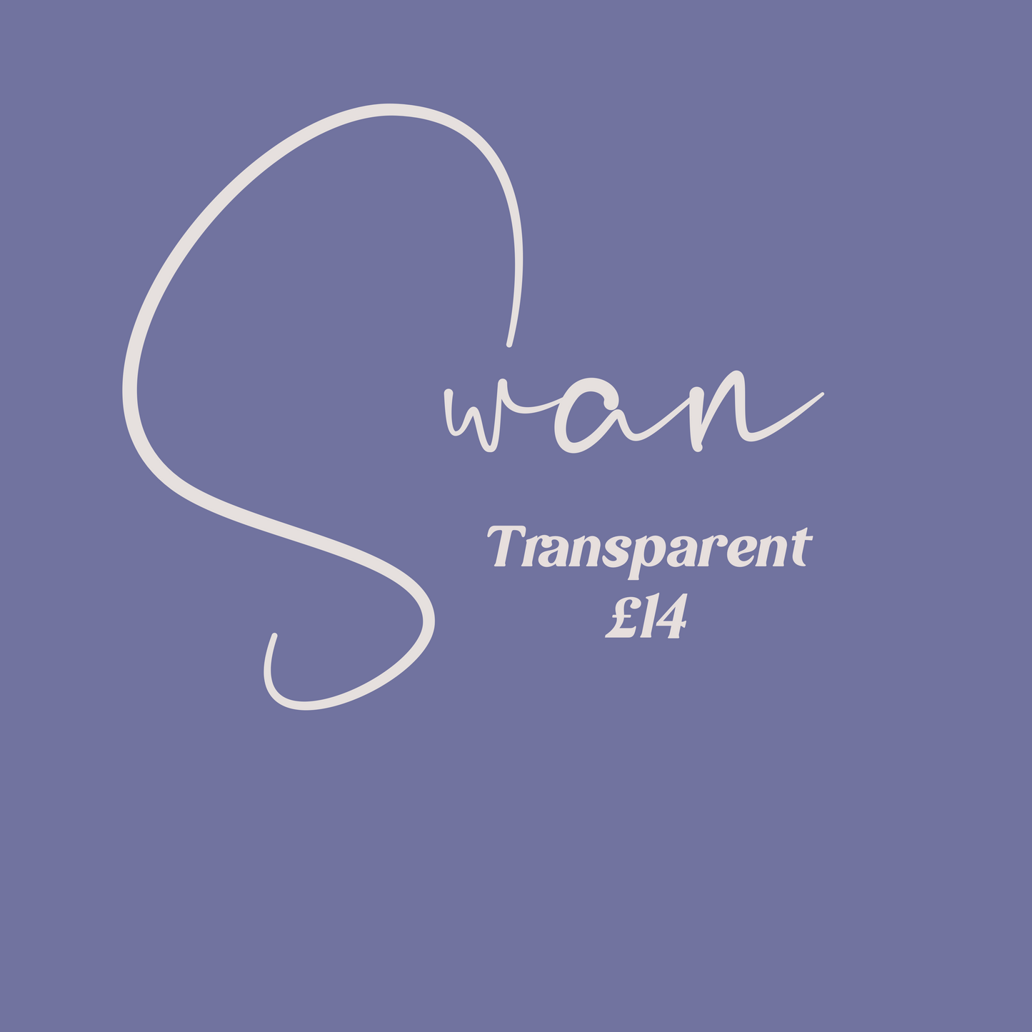Swan transparent