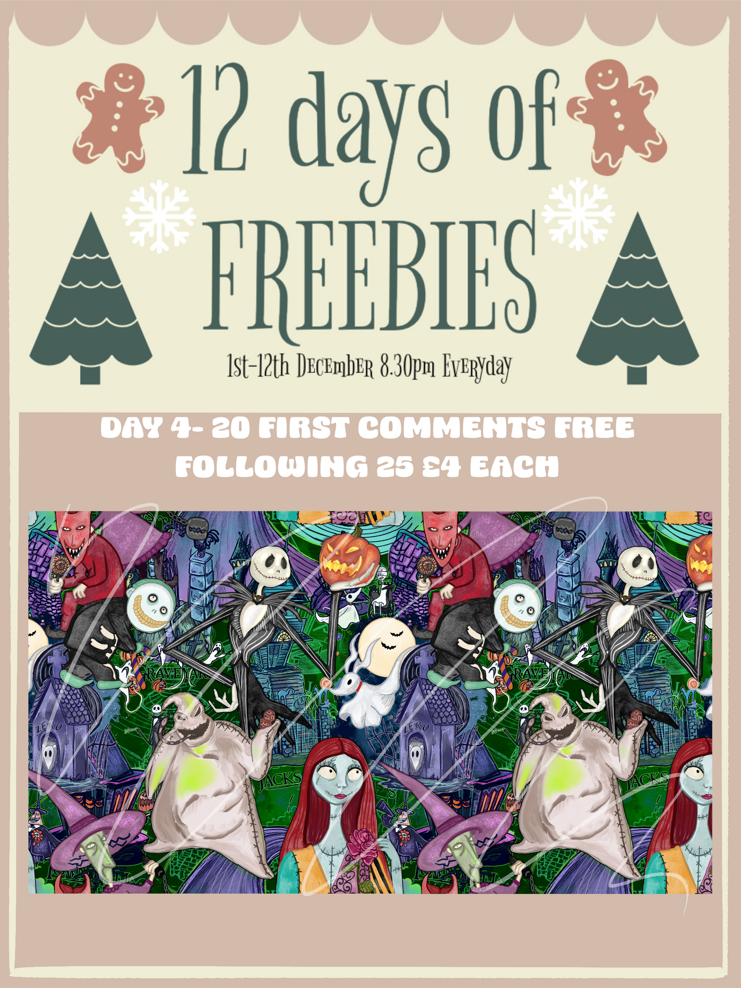 4/12 days of Freebies- NMBC
