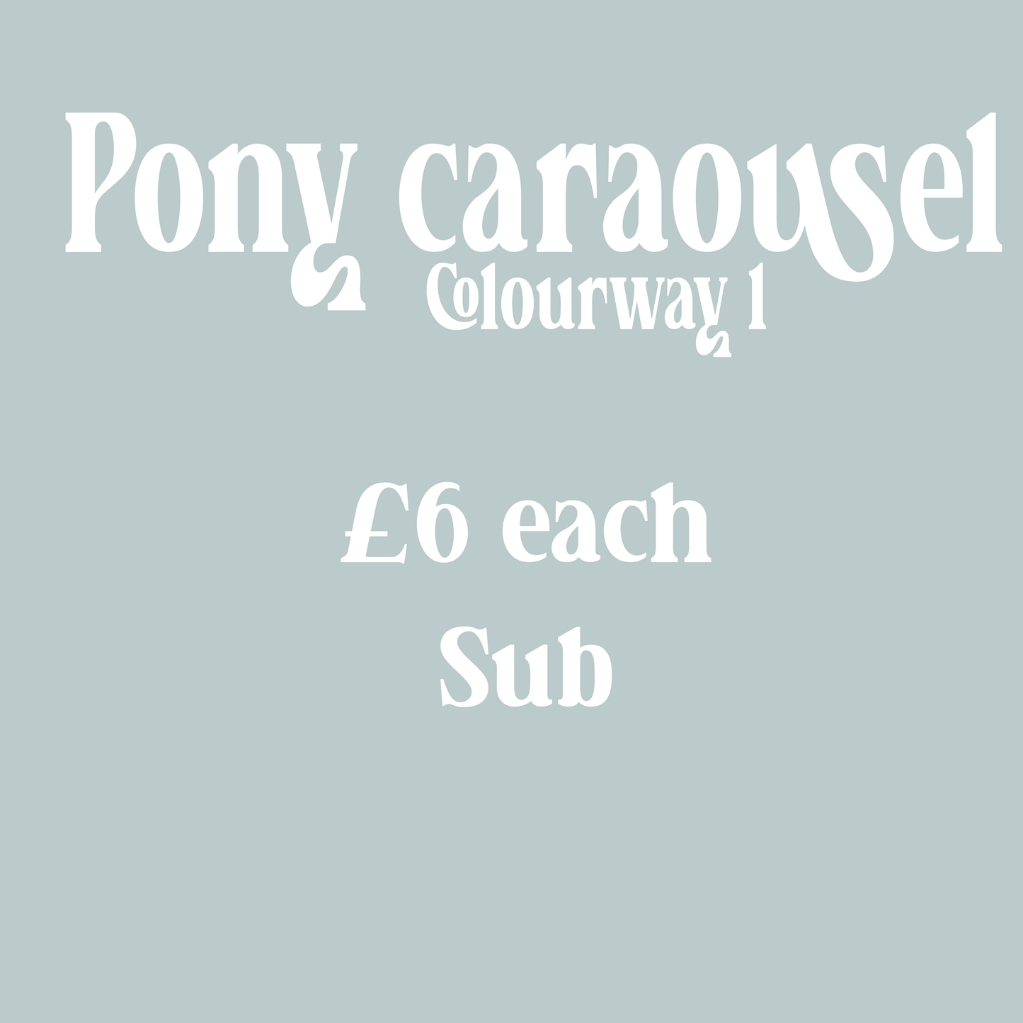 Pony carousel sub