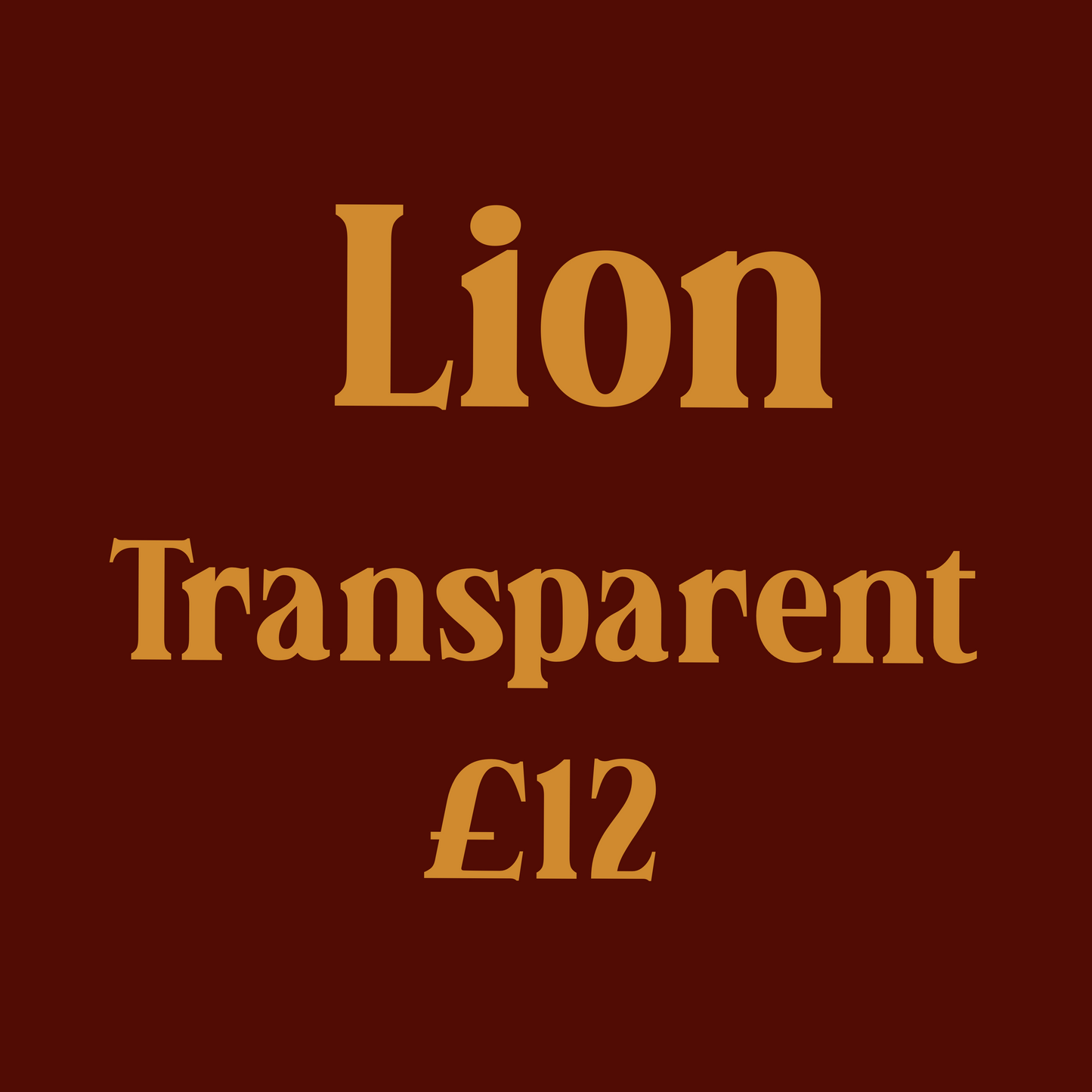 Lion Transparent