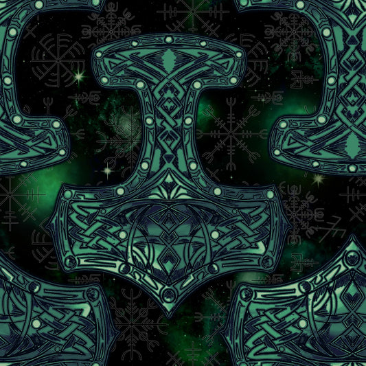 Viking hammer green