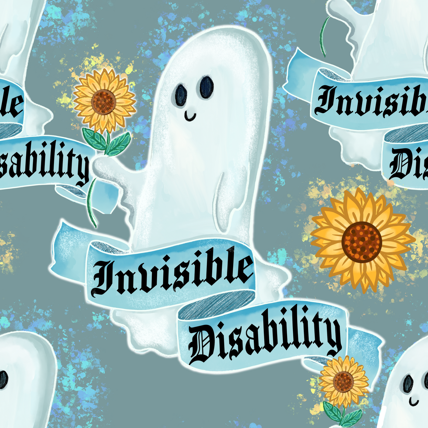 Invisible Disability- Dusty Blue