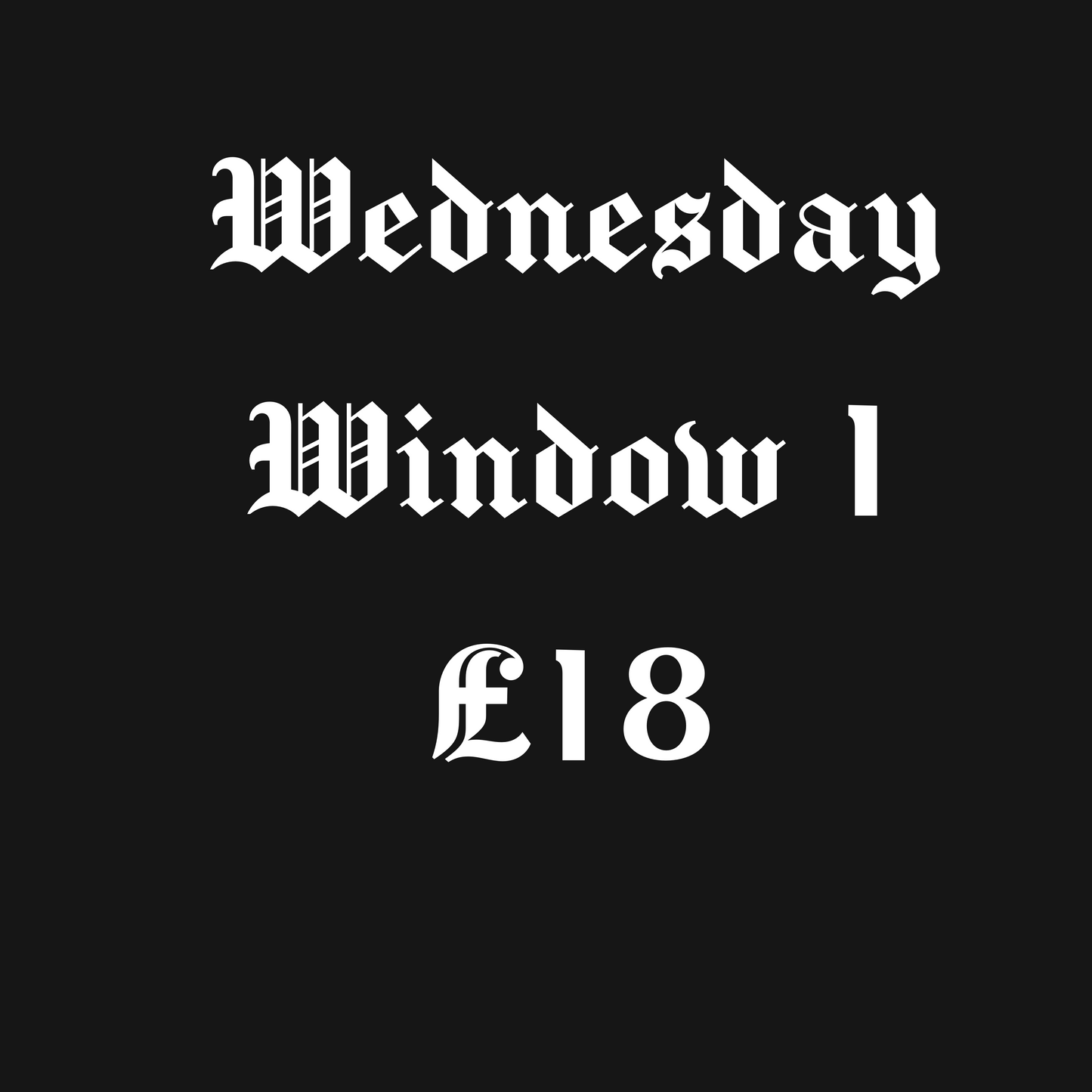 Wednesday window 1