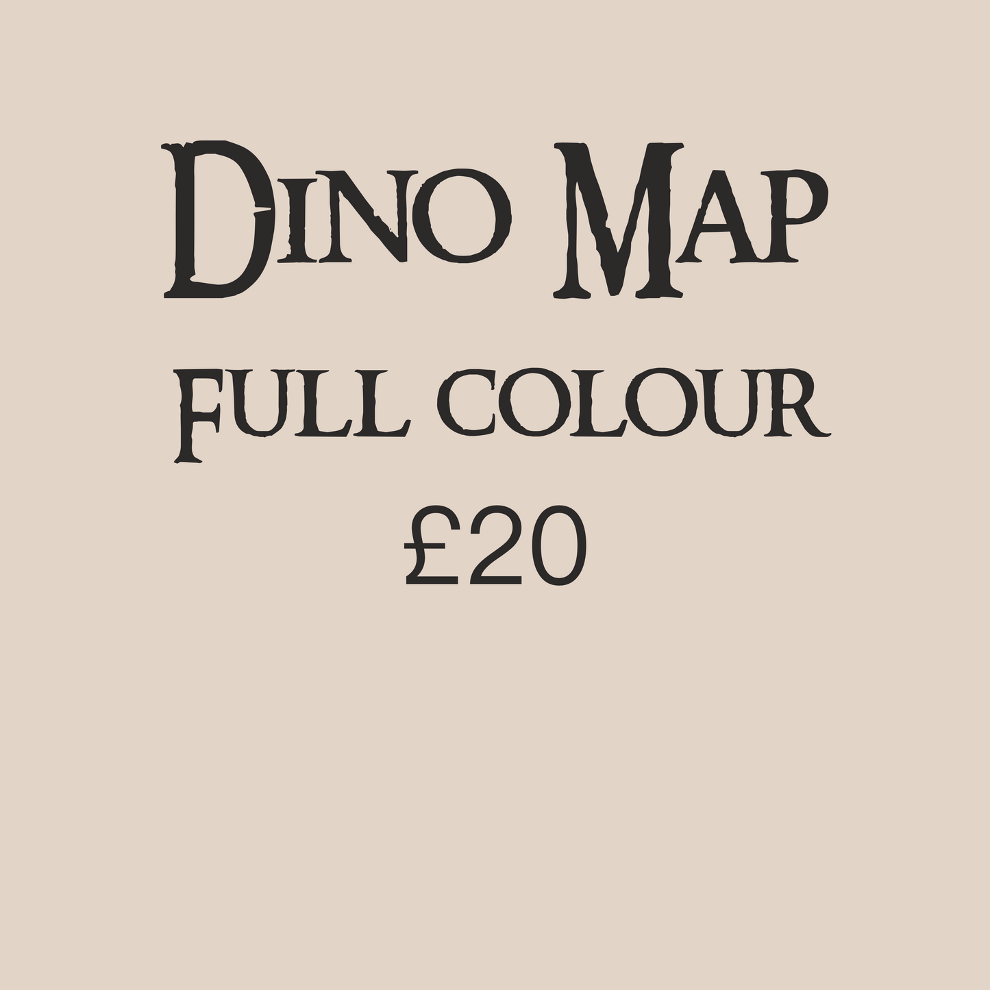 Full colour Dino map