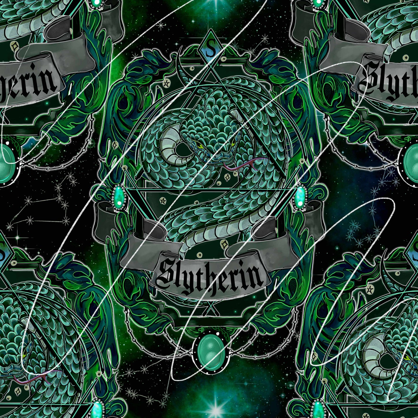 Slytherin Pride- Seamless