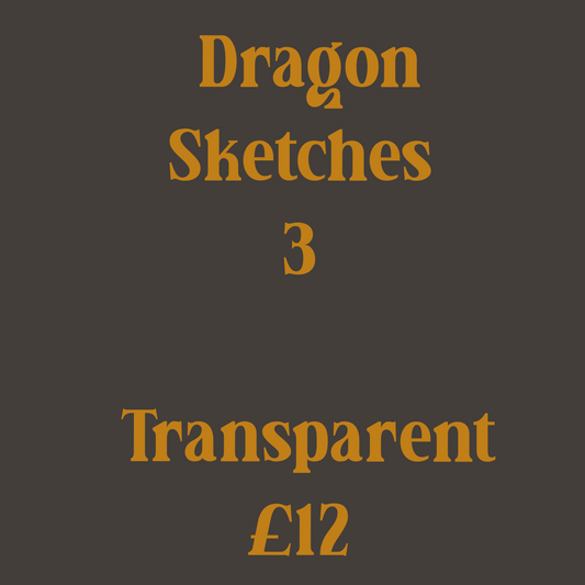 Dragon Sketches Transparent 3