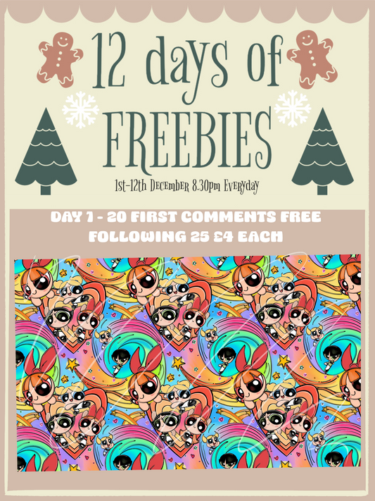 2/12 days of Freebies- Power Puff