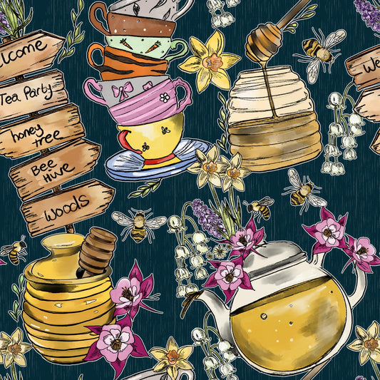 Tea party teal