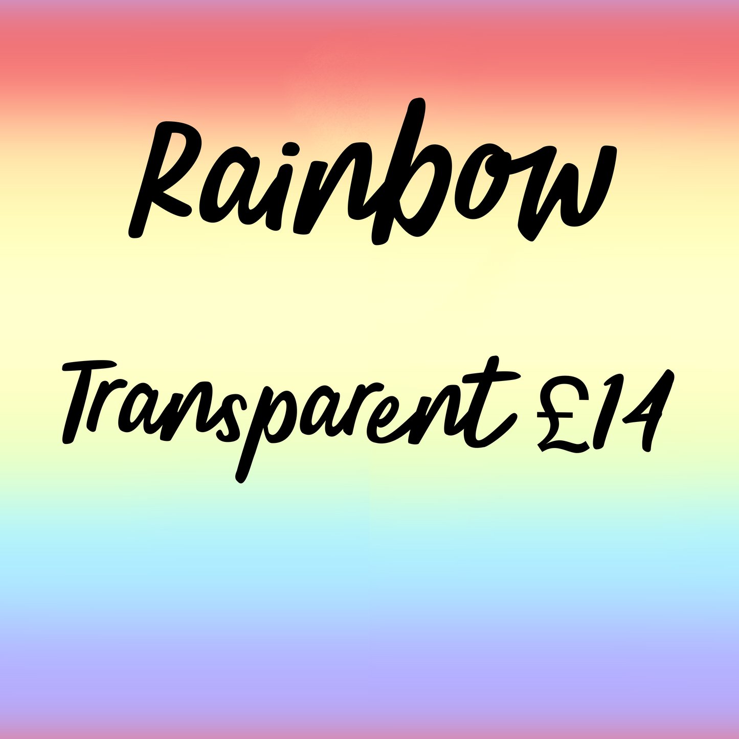 Rainbow transparent
