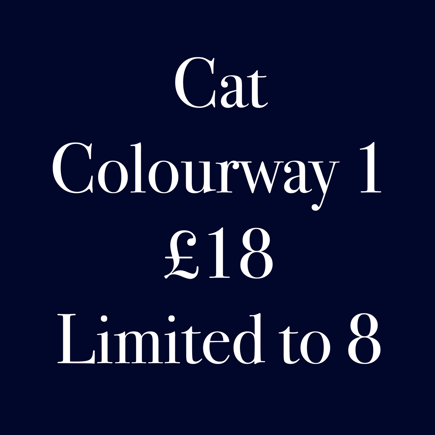 Cat Colourway 1
