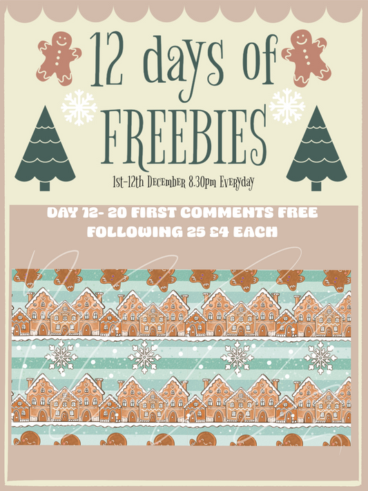12/12 Days of Freebies- Gingerbread