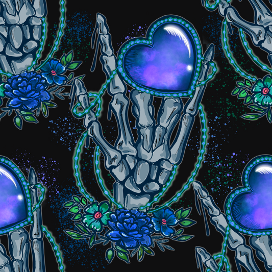 ASL Love Skele￼- Teal