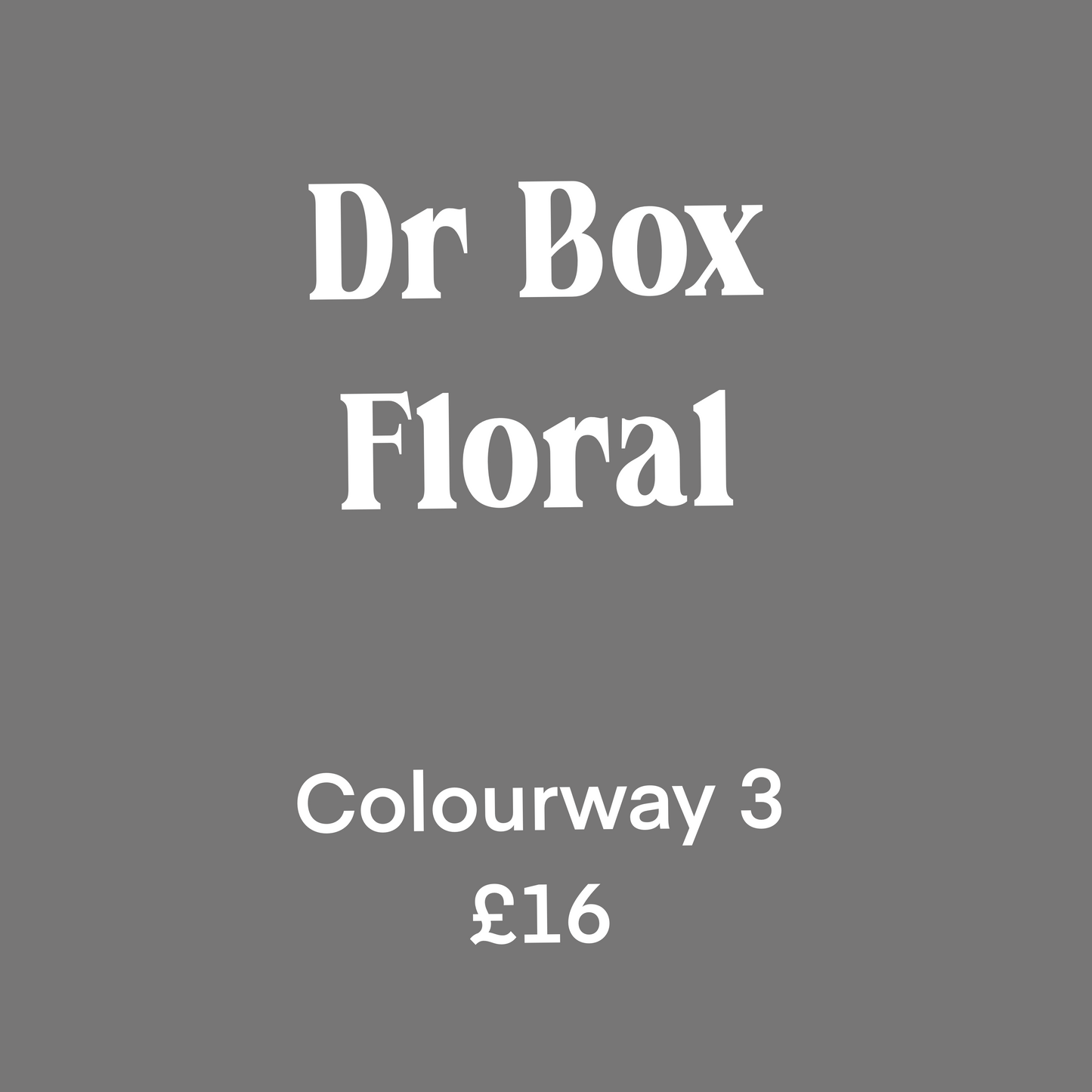 Dr Box floral 3