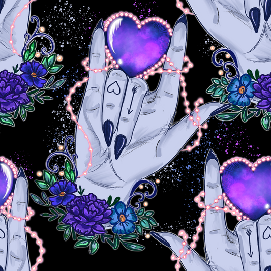 ASL love - blue
